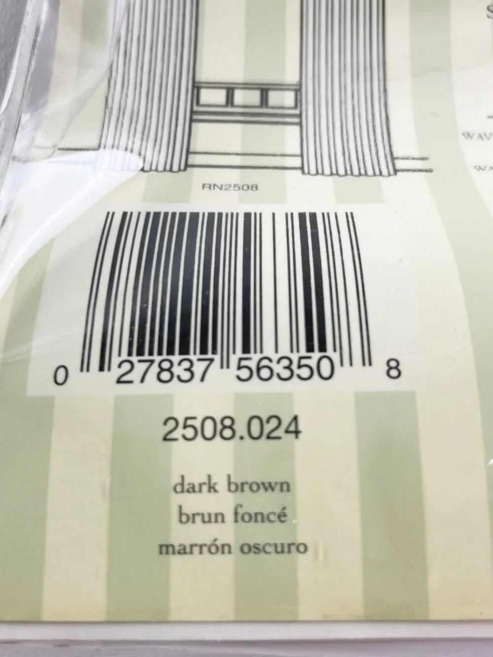 Waverly Dark Brown End Caps (2 Packs \ 4 Total)